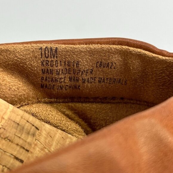 Korks Women’s Faithe Wedge Sandals Size 10M Brown Wood Grain - Picture 9 of 13